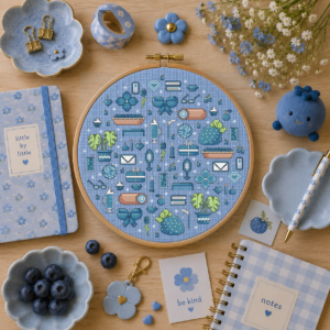 Blue Dreams Cross Stitch Pattern