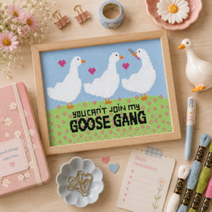 Goose Gang Cross Stitch Pattern