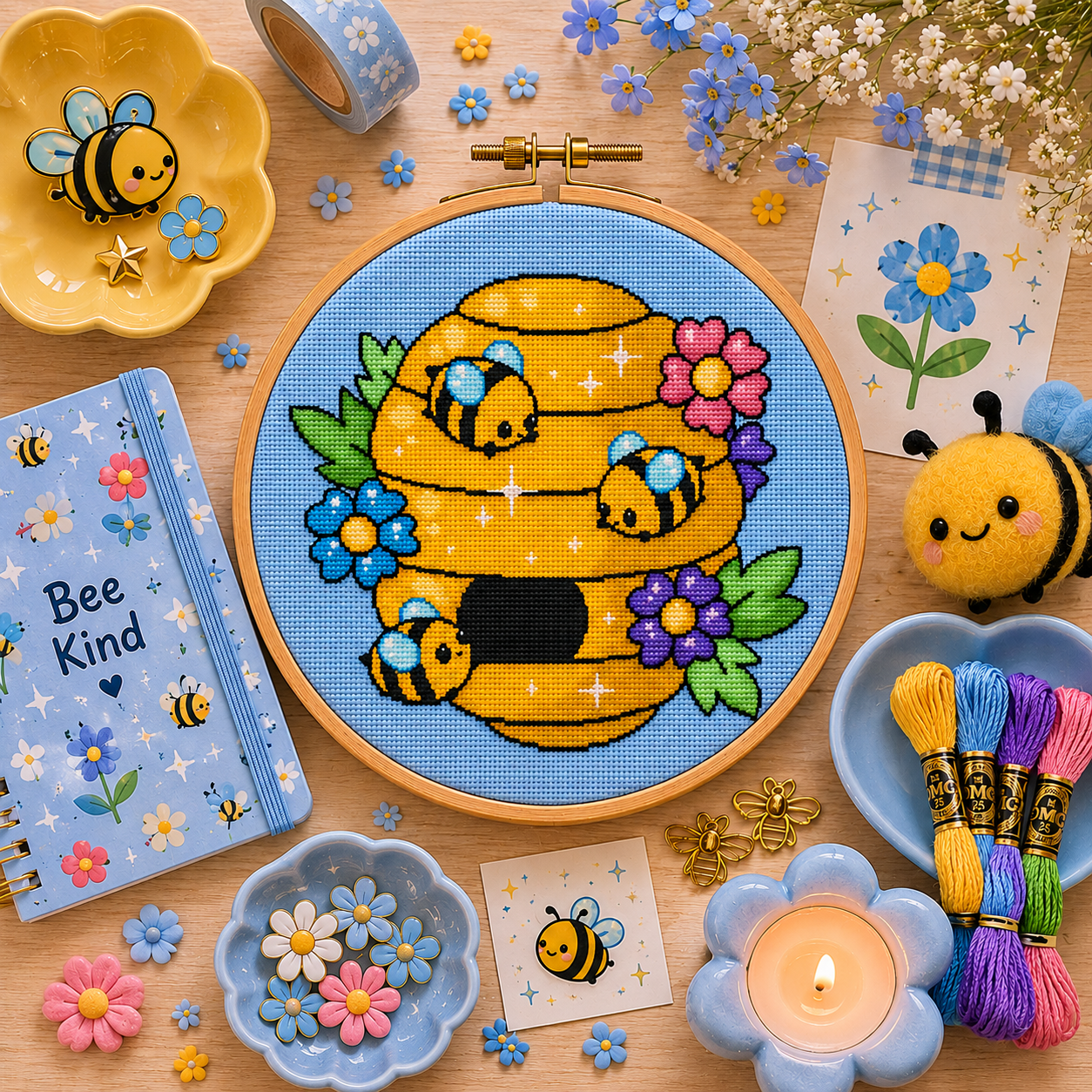 Honey Home Cross Stitch Pattern