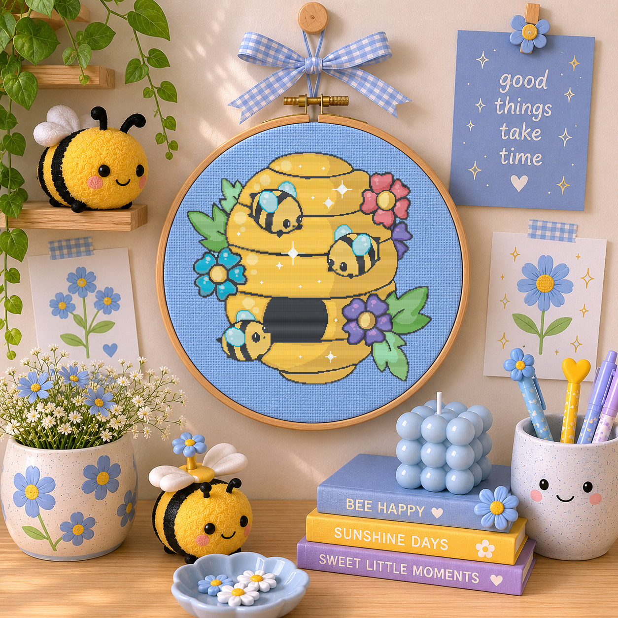Honey Home Cross Stitch Pattern - Image 2