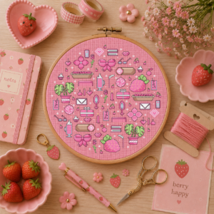 Pink Dreams Cross Stitch Pattern