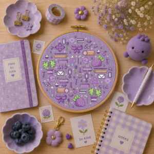 Purple Dreams Cross Stitch Pattern